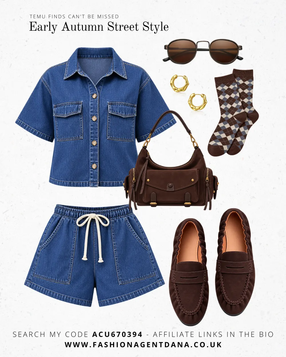 Early Autumn Look outfit collage