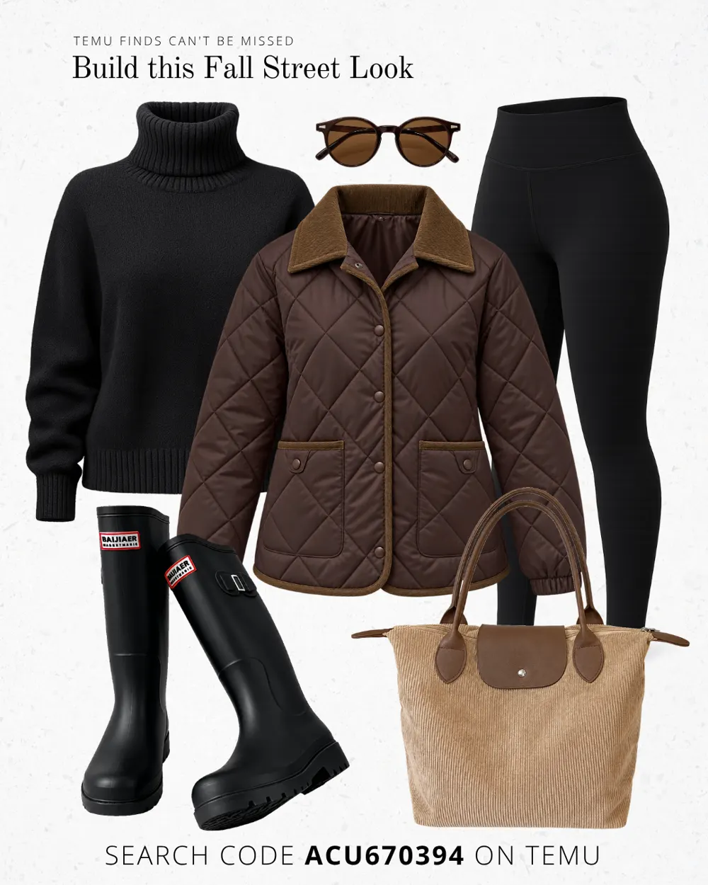Stylish Autumn Look outfit collage