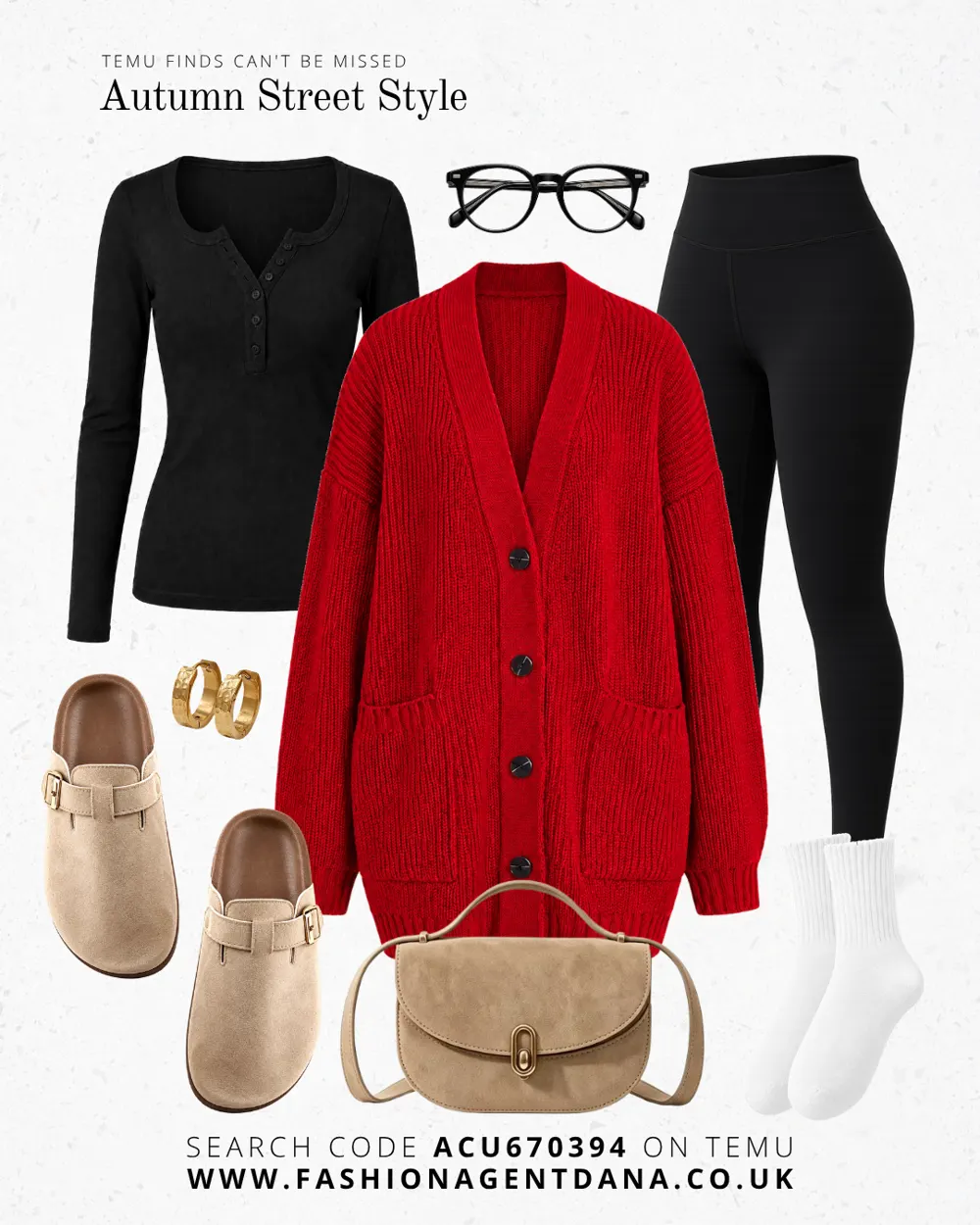Stylish Autumn Look outfit collage