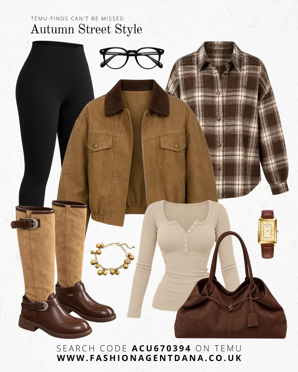 Stylish Autumn Look outfit collage
