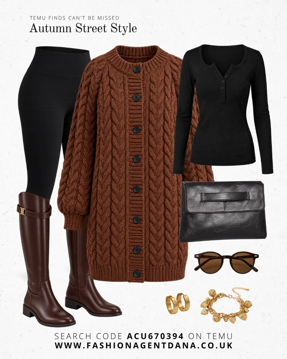 Stylish Autumn Look outfit collage