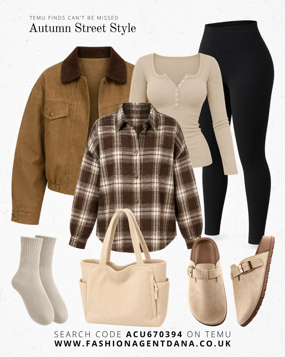 Stylish Autumn Look outfit collage