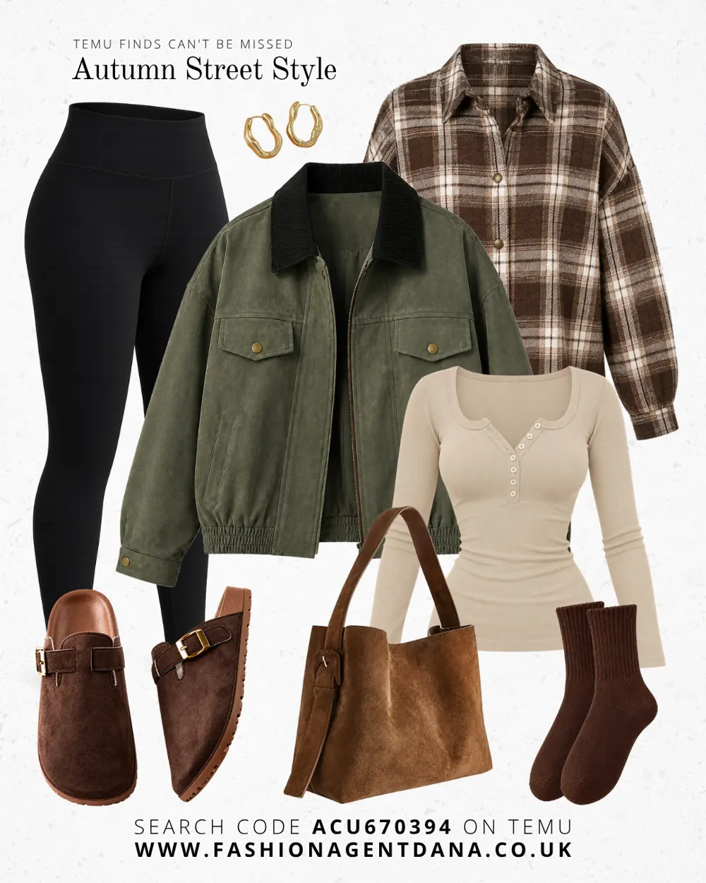 Stylish Autumn Look outfit collage