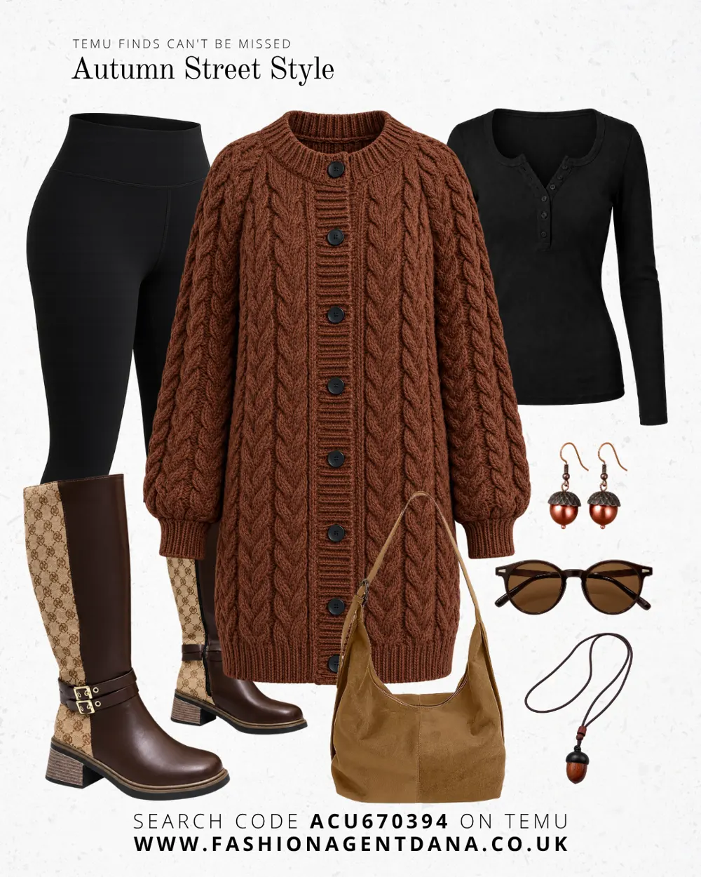 Stylish Autumn Look outfit collage