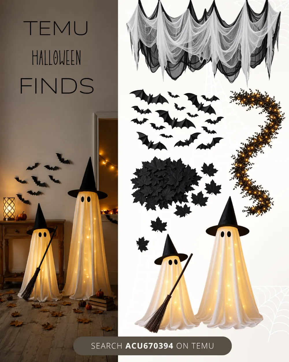 Halloween Finds outfit collage