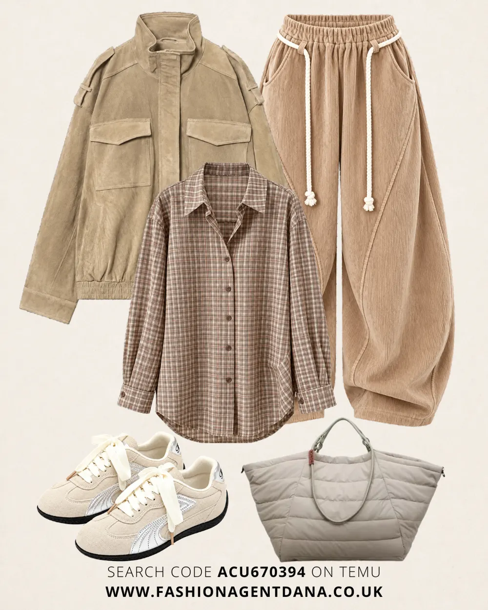 Stylish Autumn Look outfit collage