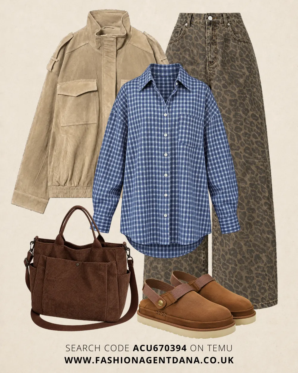 Stylish Autumn Look outfit collage