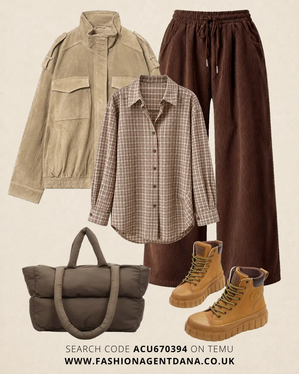 Stylish Autumn Look outfit collage