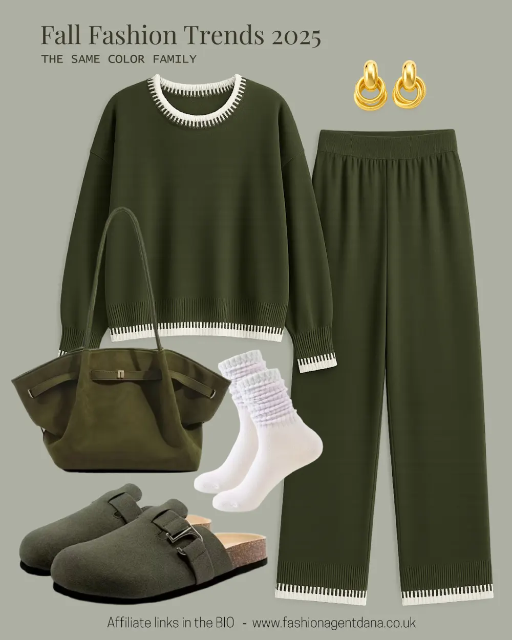 Fall fashion in 2025 – keeping it cozy and coordinated. outfit collage