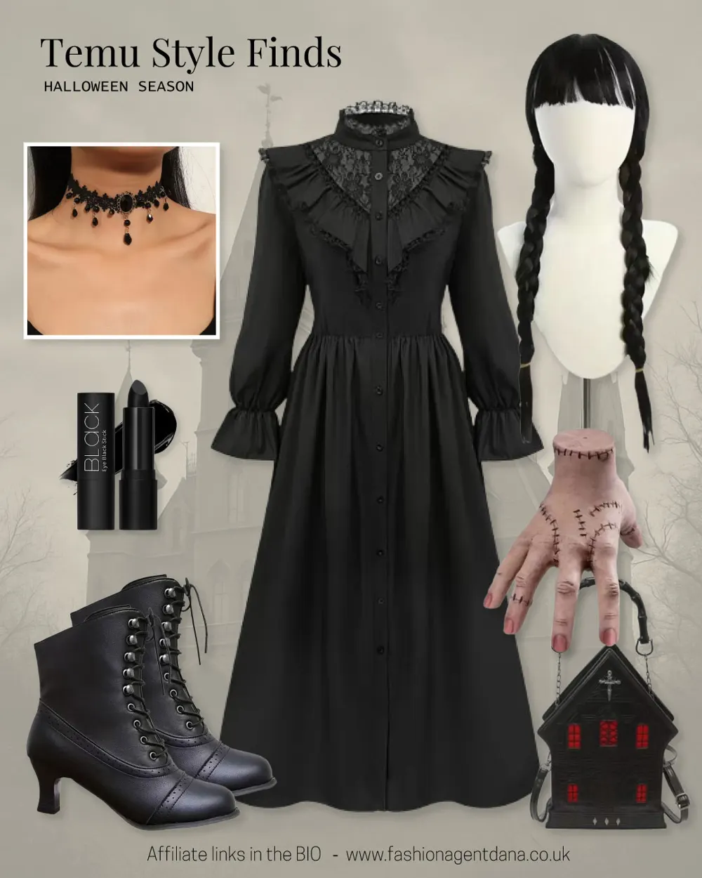 Style Finds - Halloween Season outfit collage