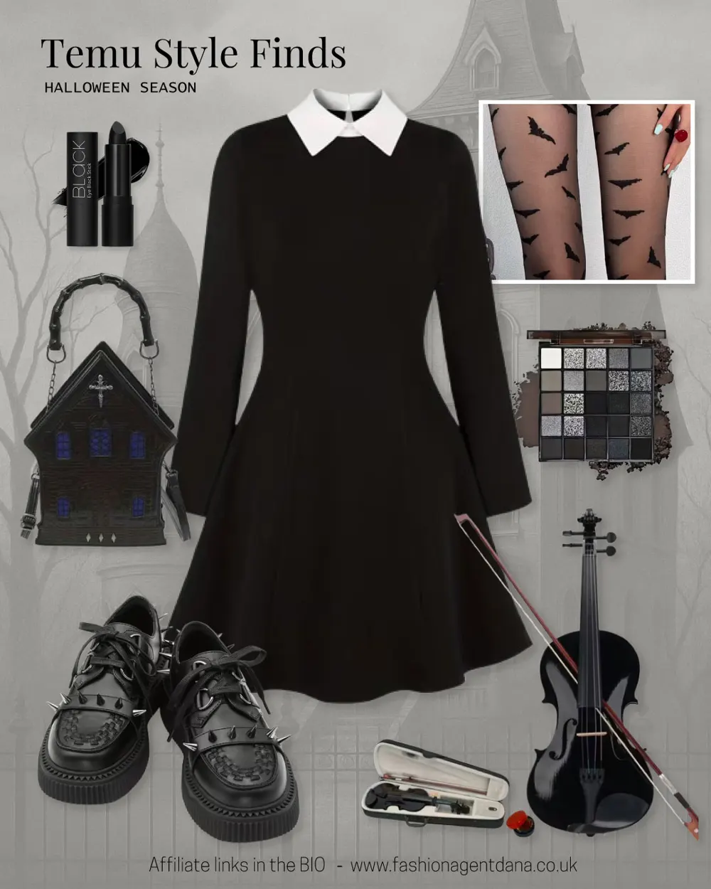 Style Finds - Halloween Season outfit collage
