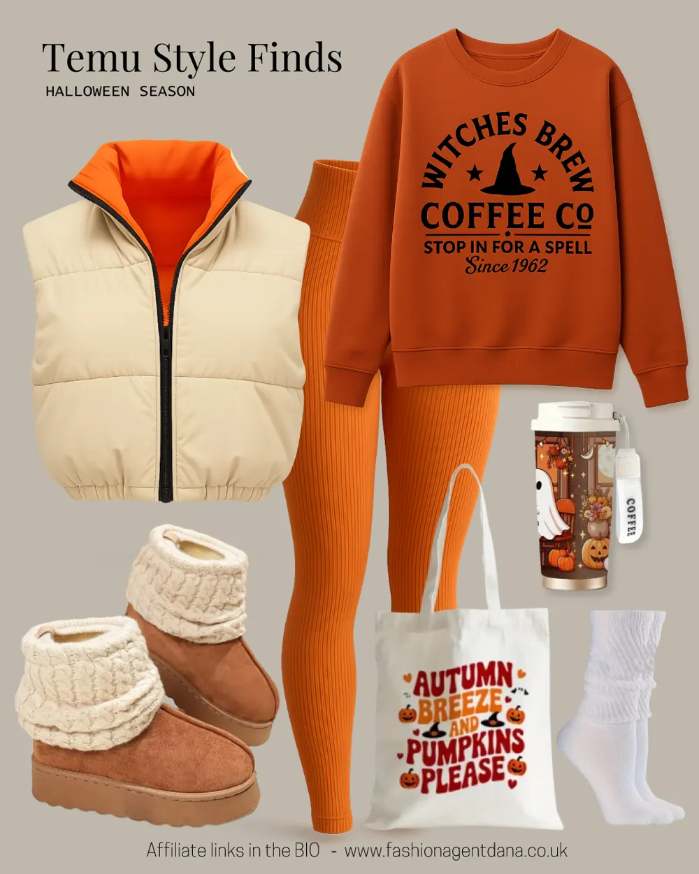 Style Finds - Halloween Season outfit collage