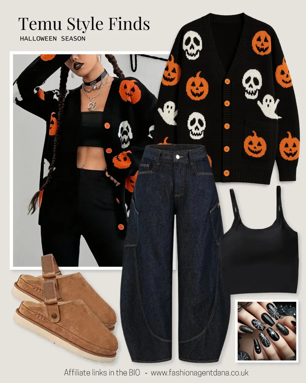Style Finds - Halloween Season outfit collage