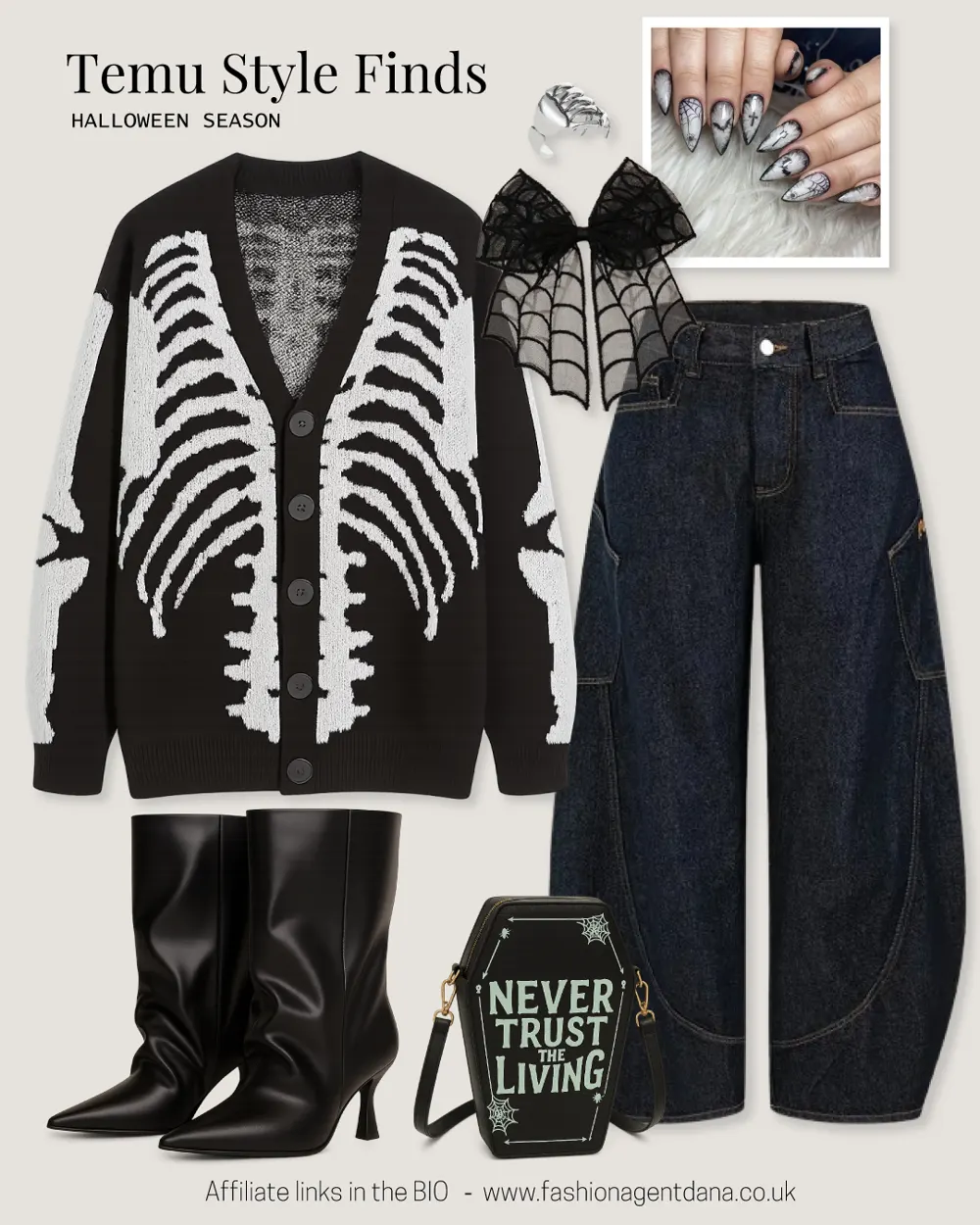Style Finds - Halloween Season outfit collage
