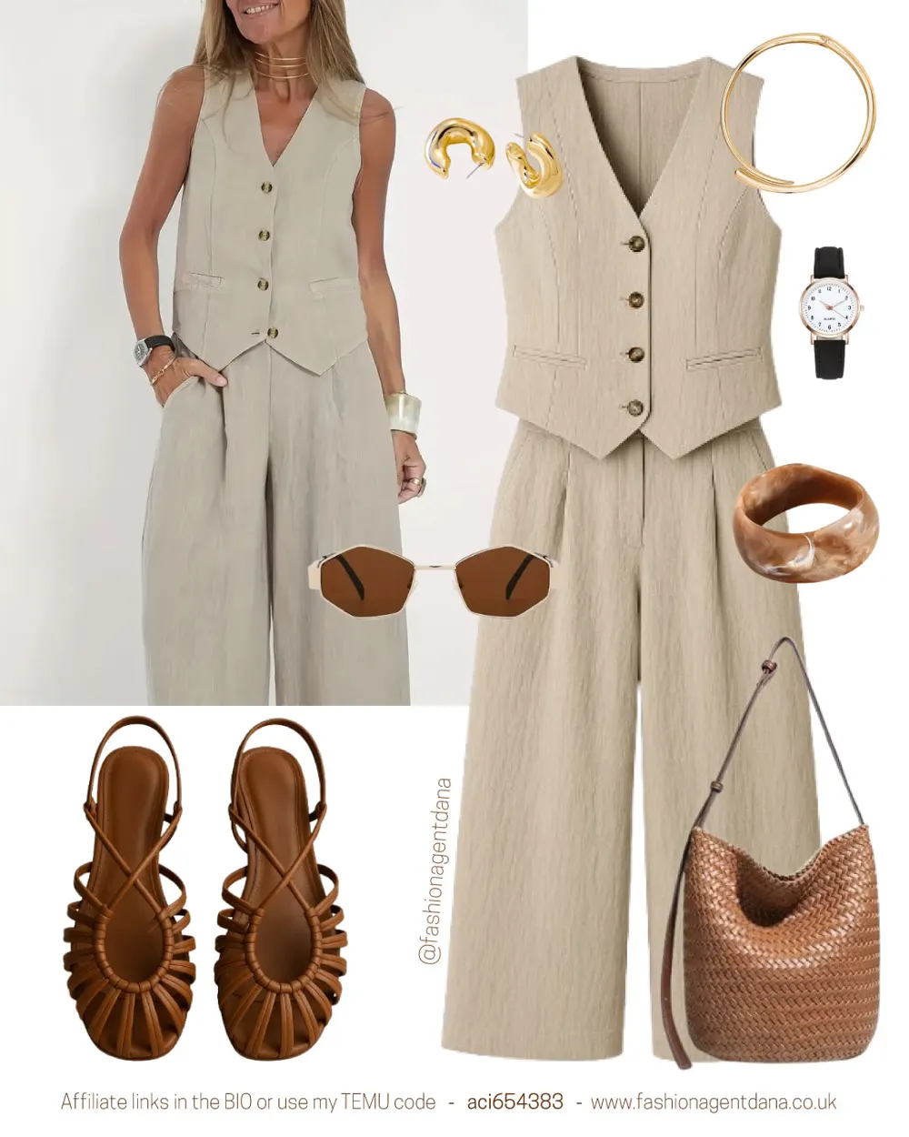 Summer Vibes outfit collage