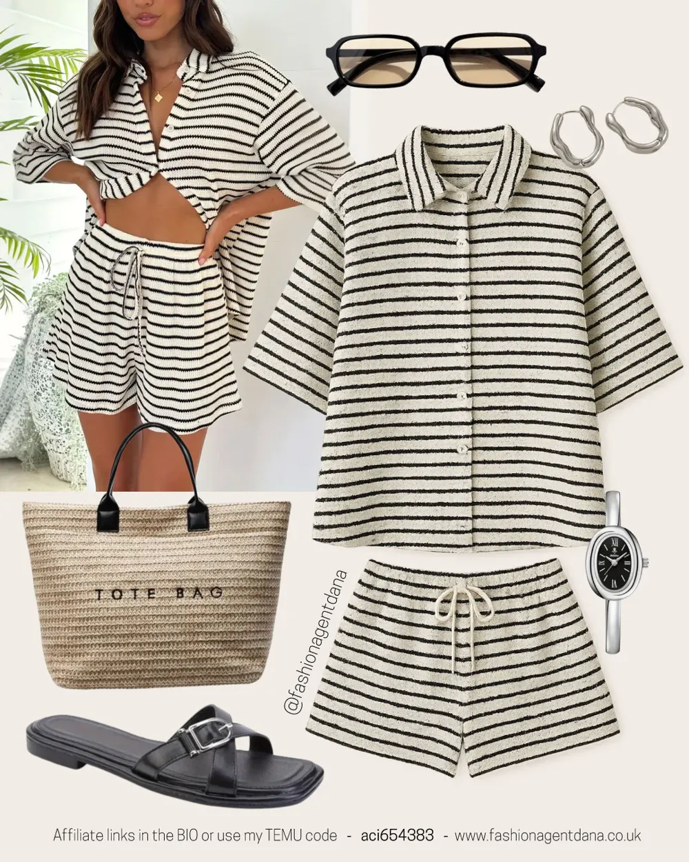 Summer Vibes outfit collage