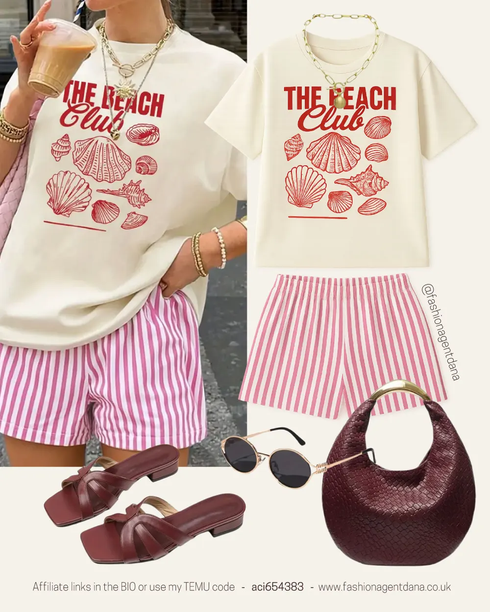 Summer Vibes outfit collage