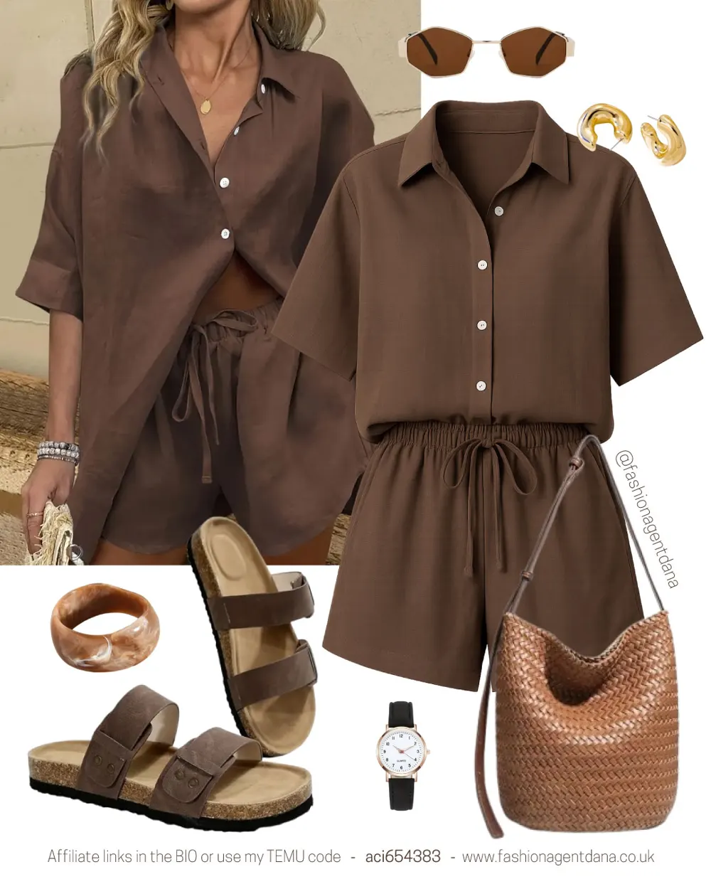 Summer Vibes outfit collage