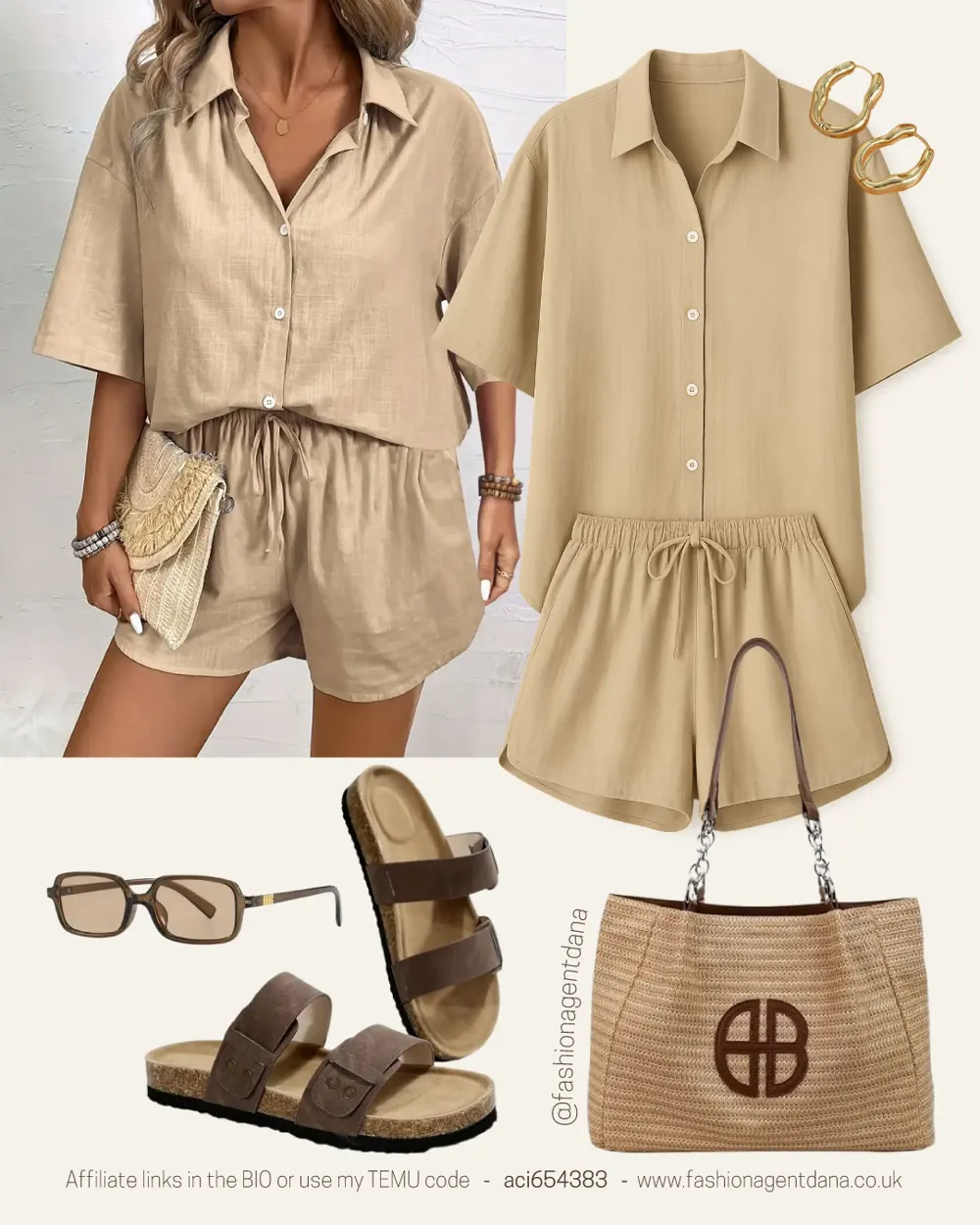 Summer Vibes outfit collage