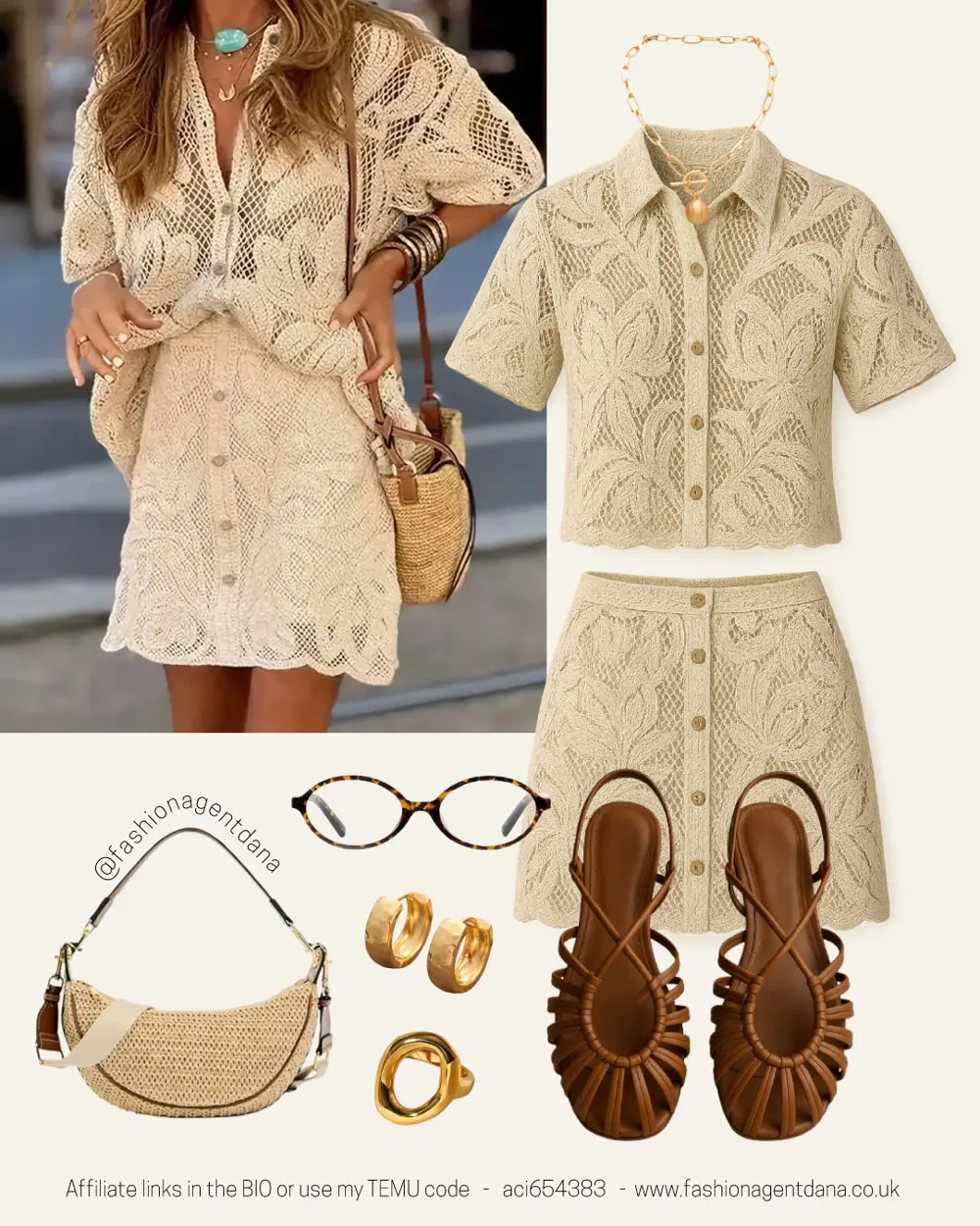 Summer Vibes outfit collage