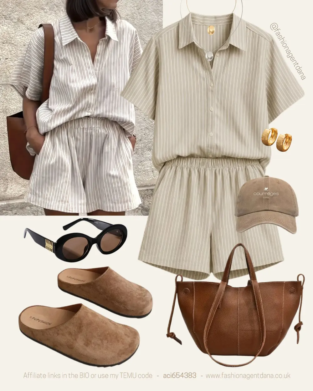 Summer Vibes outfit collage
