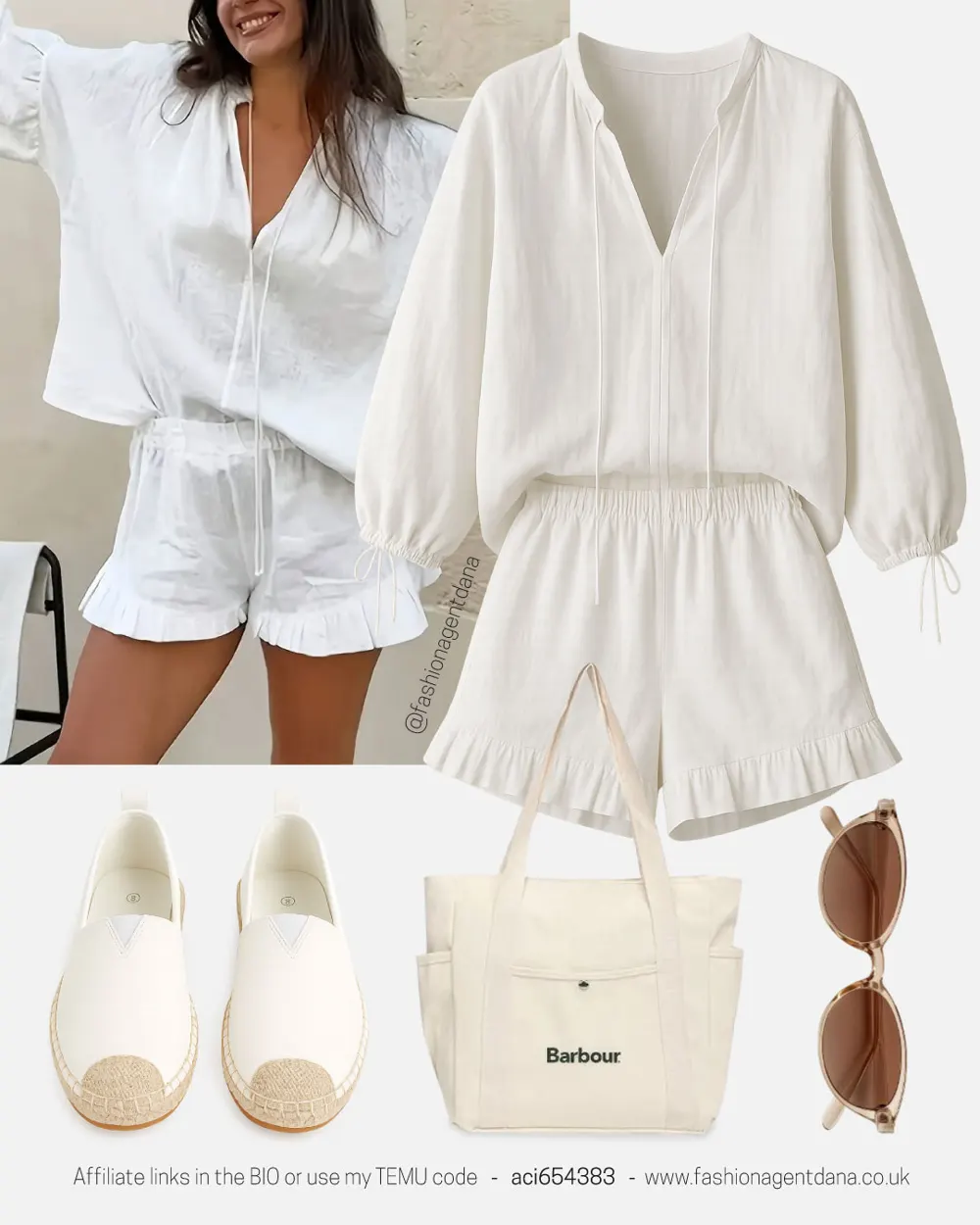 Summer Vibes outfit collage