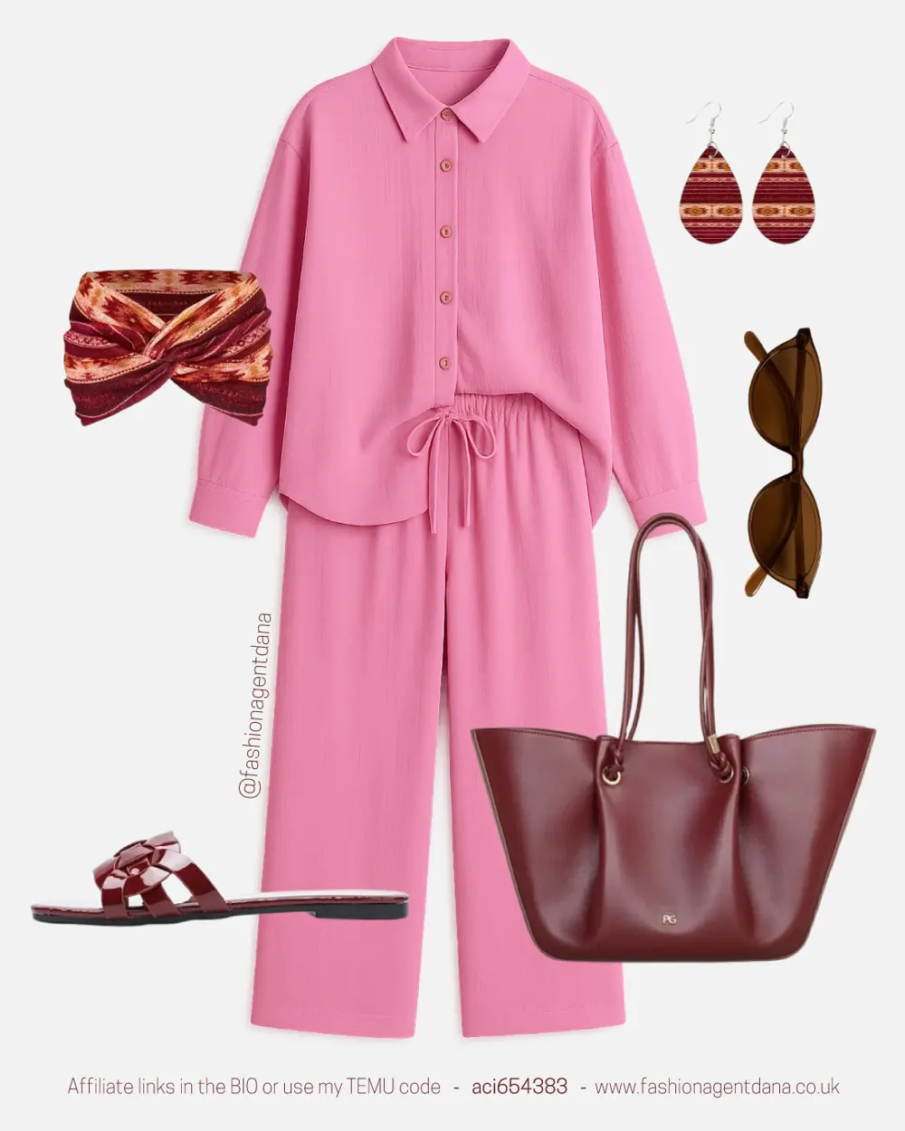 Summer Vibes outfit collage