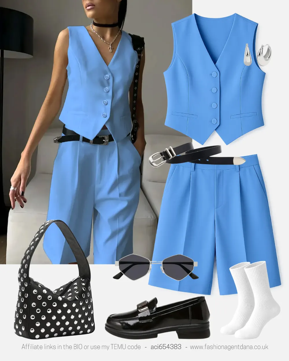 Summer Vibes outfit collage