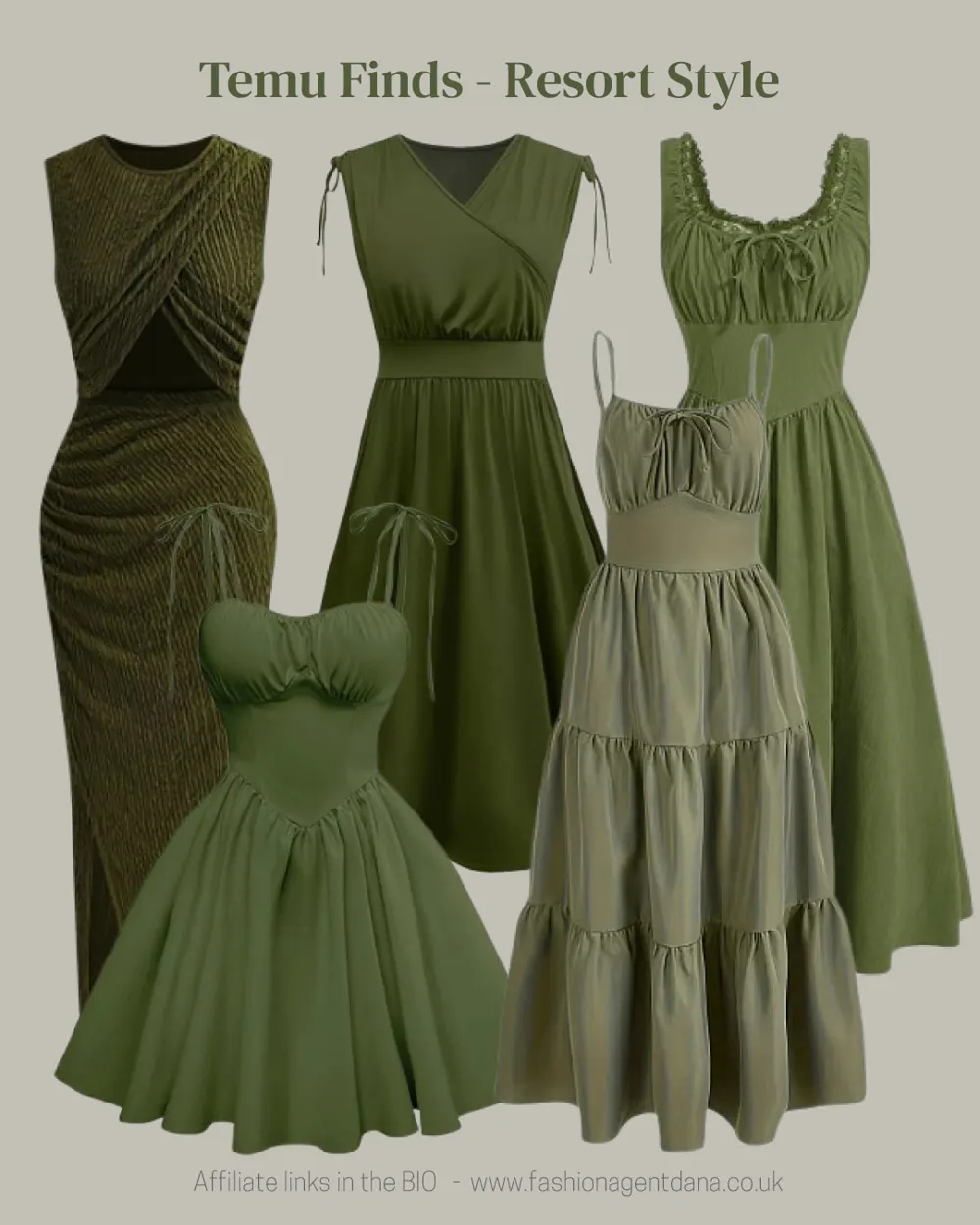 Resort Style - Spring/Summer 2025 Trends outfit collage