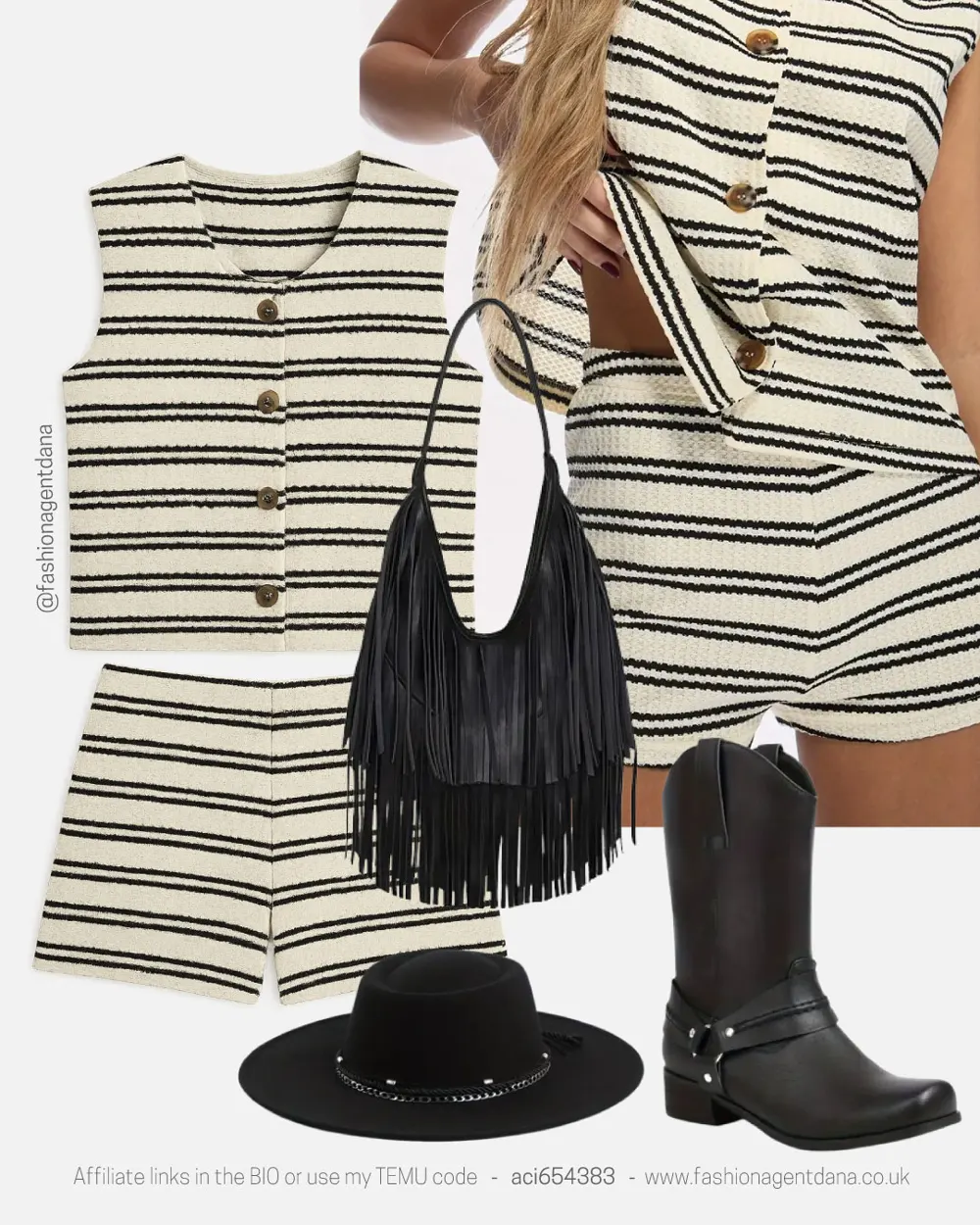 Summer Vibes outfit collage