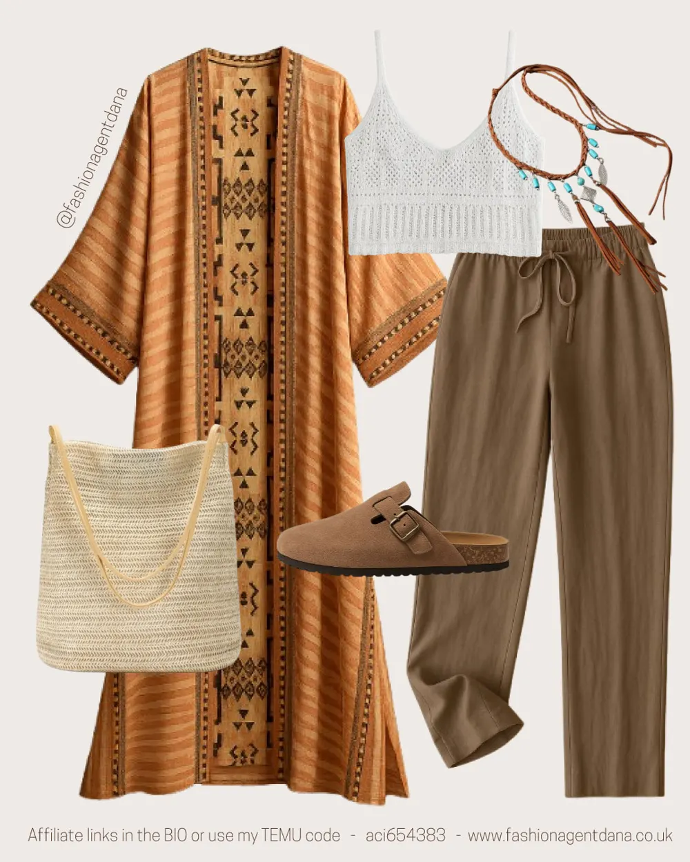 Summer Vibes outfit collage
