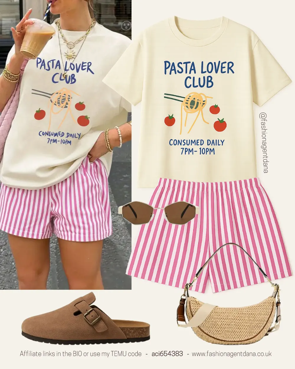 Summer Vibes outfit collage