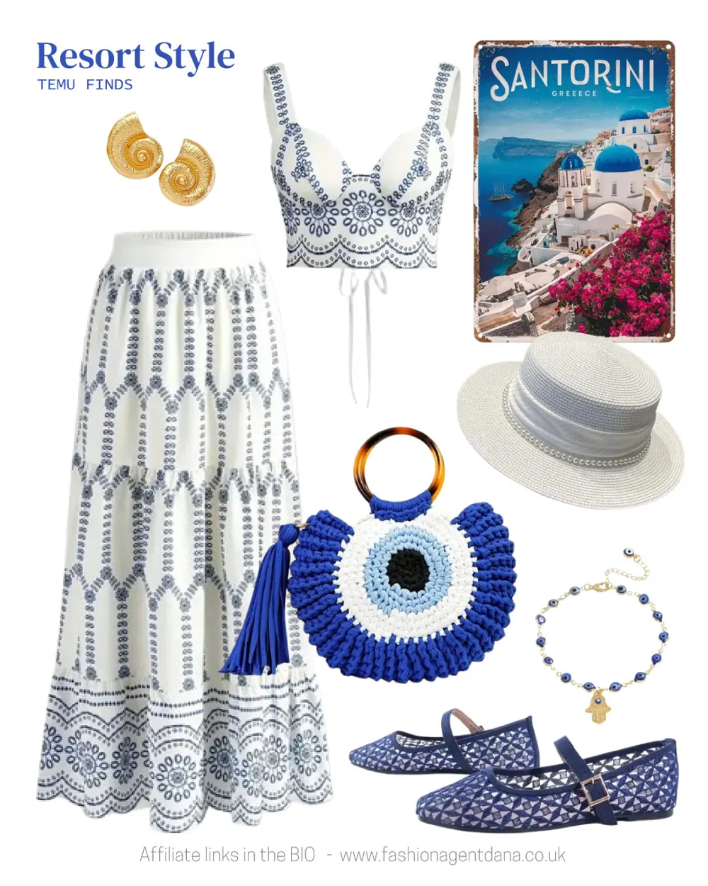 Resort Style - Spring/Summer 2025 Trends outfit collage