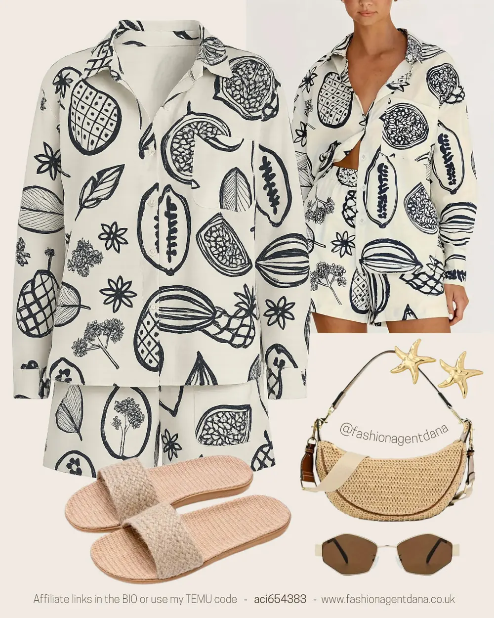 Summer Vibes outfit collage