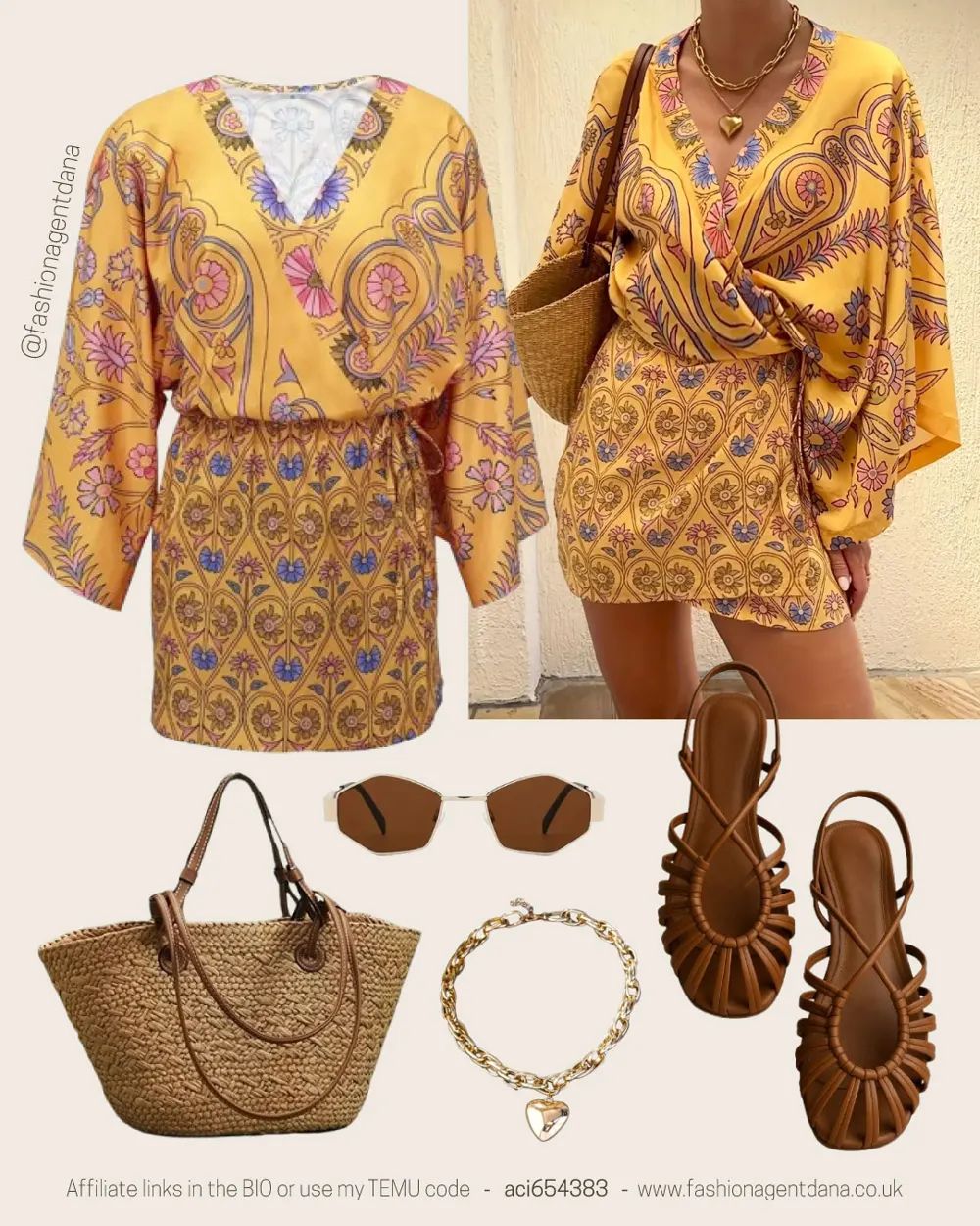Summer Vibes outfit collage