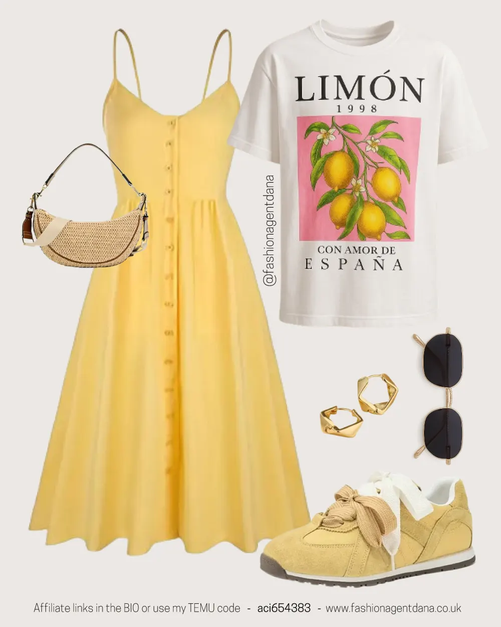 Summer Vibes outfit collage