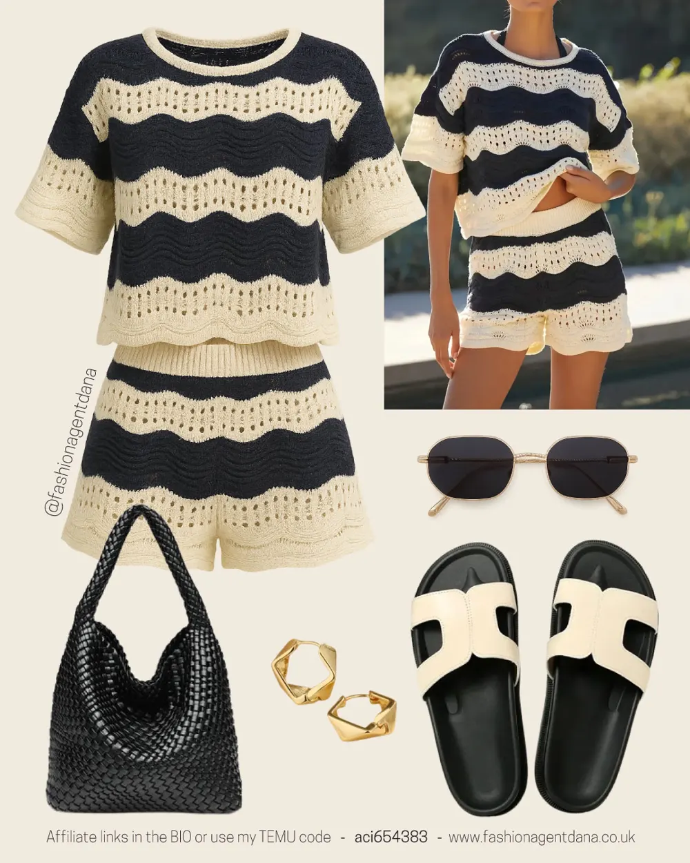 Summer Vibes outfit collage