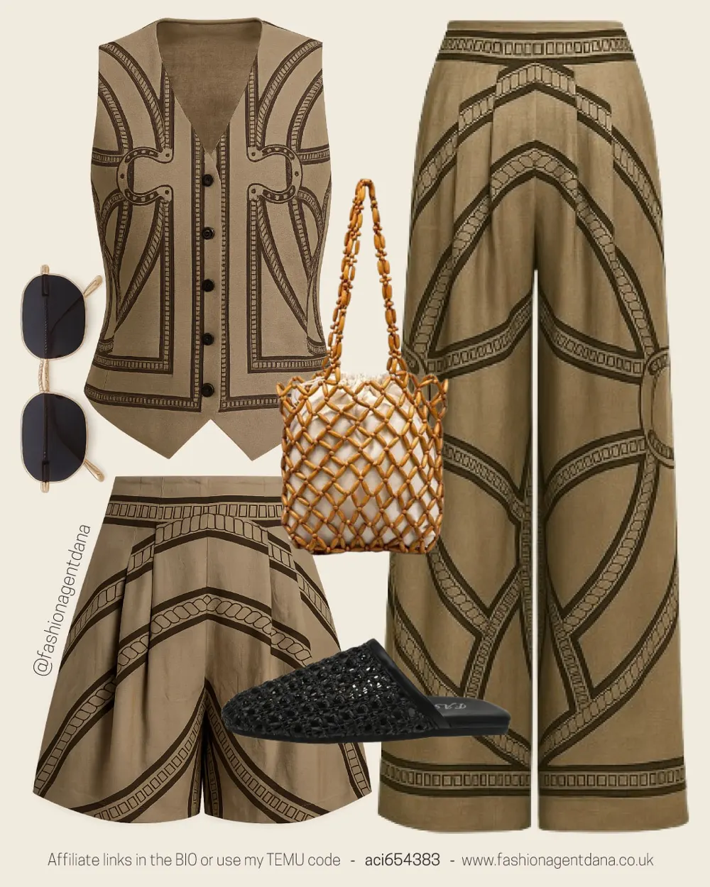 Summer Vibes outfit collage