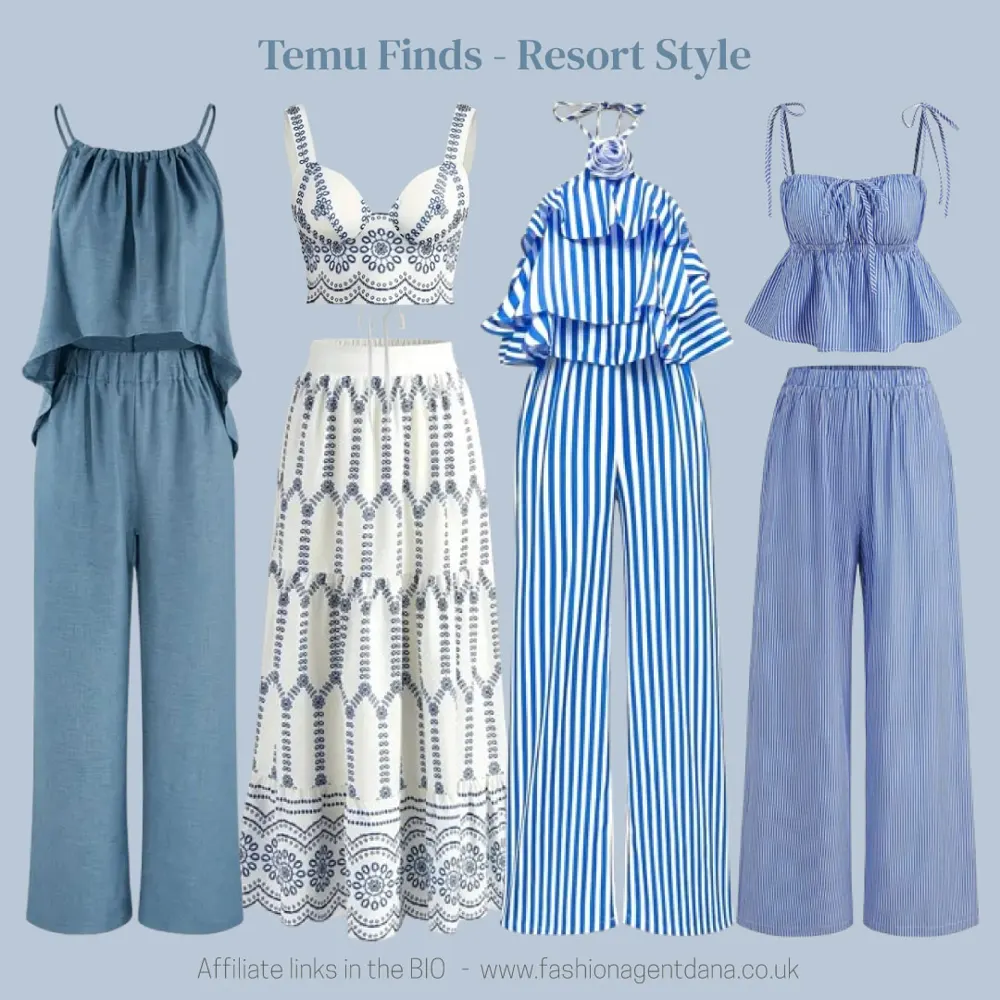 Resort Style - Spring/Summer 2025 Trends outfit collage