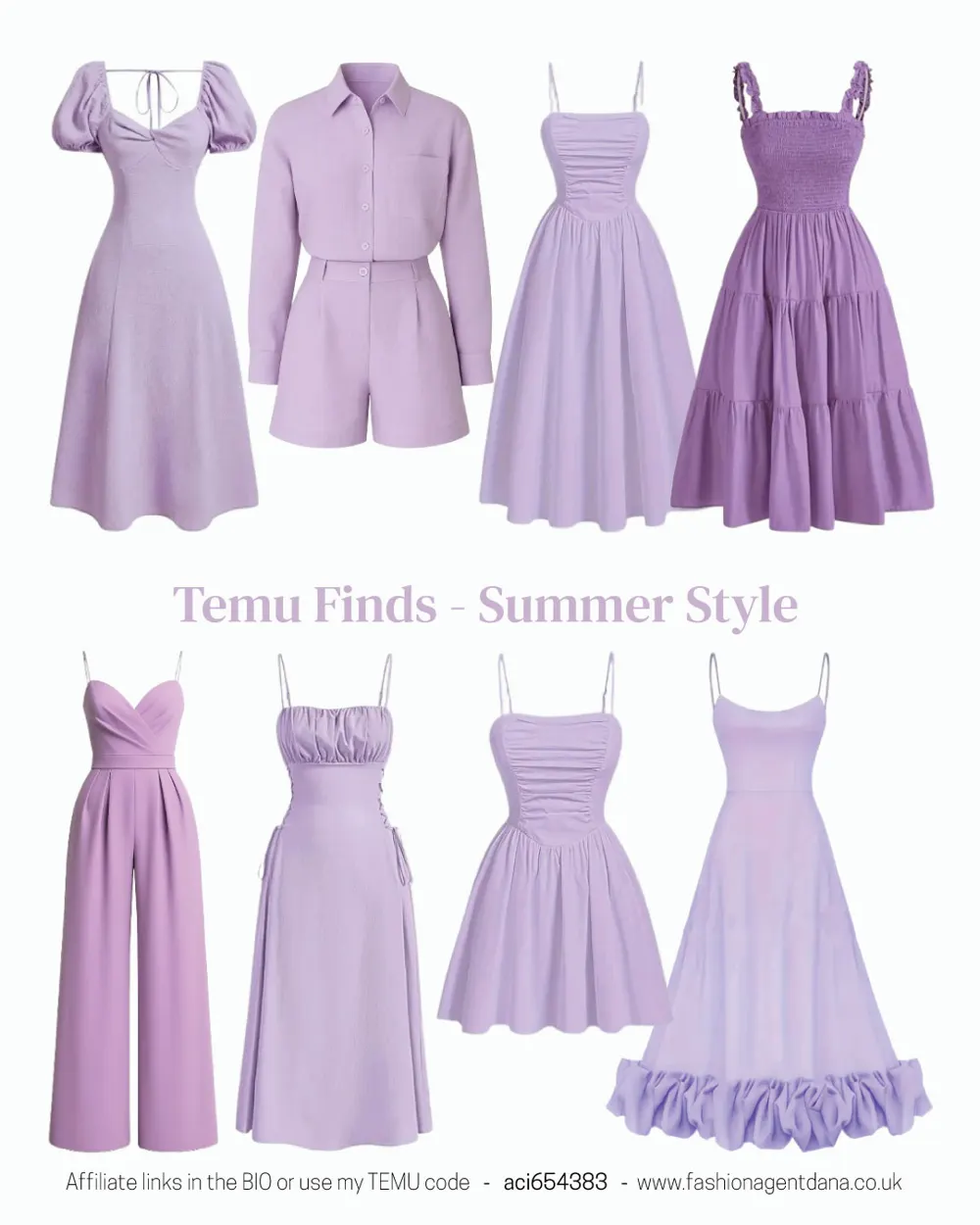 Summer Vibes outfit collage