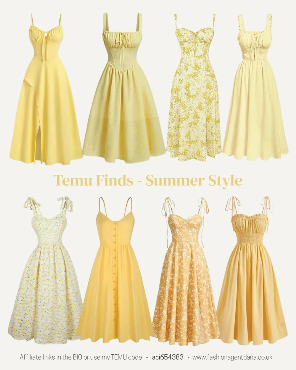 Summer Vibes outfit collage