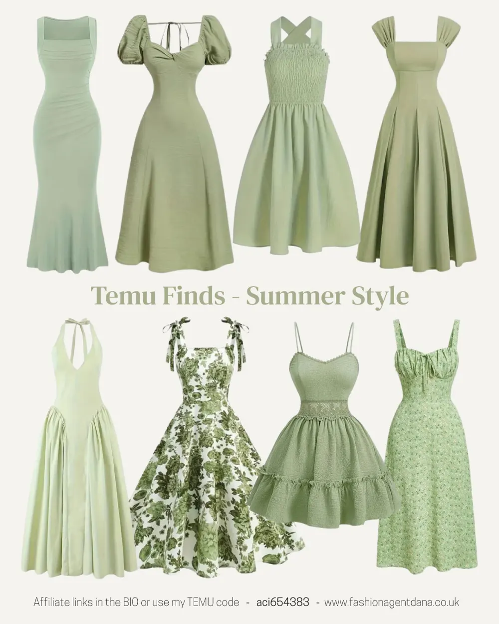 Summer Vibes outfit collage