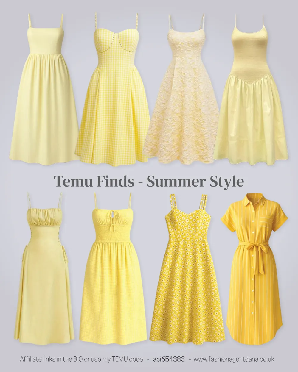 Summer Vibes outfit collage