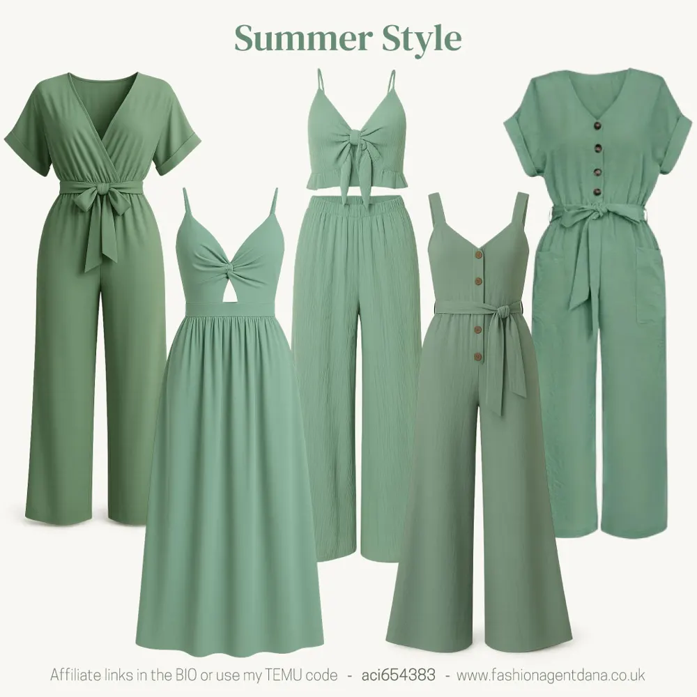Summer Vibes outfit collage