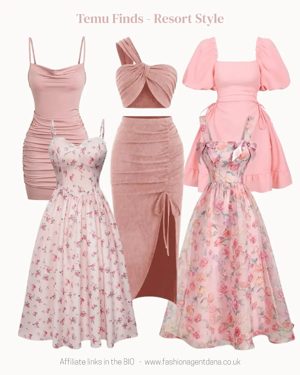 Resort Style - Spring/Summer 2025 Trends outfit collage