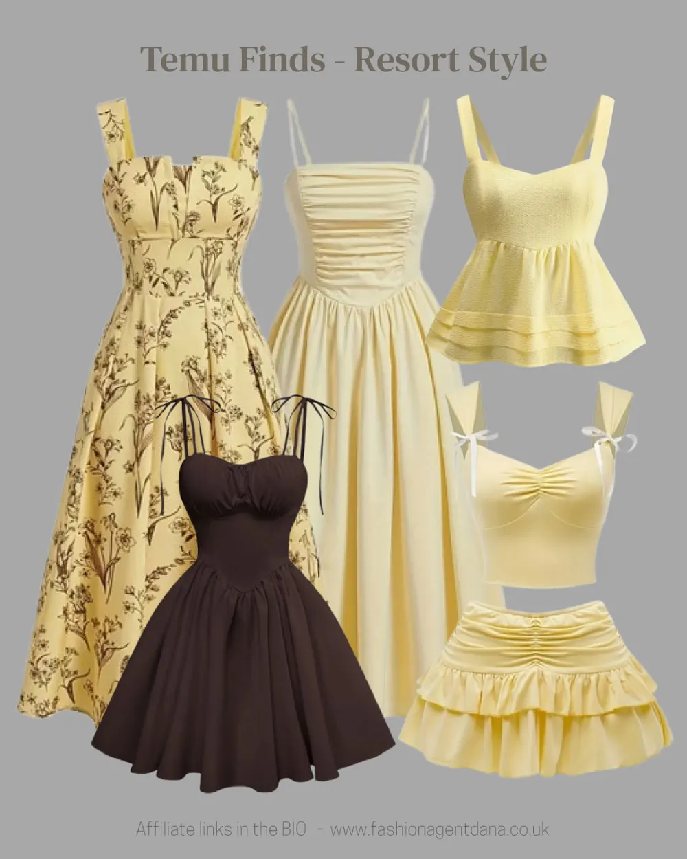 Resort Style - Spring/Summer 2025 Trends outfit collage