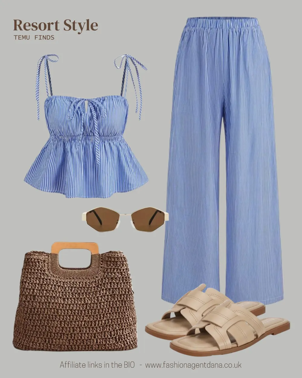 Resort Style - Spring/Summer 2025 Trends outfit collage