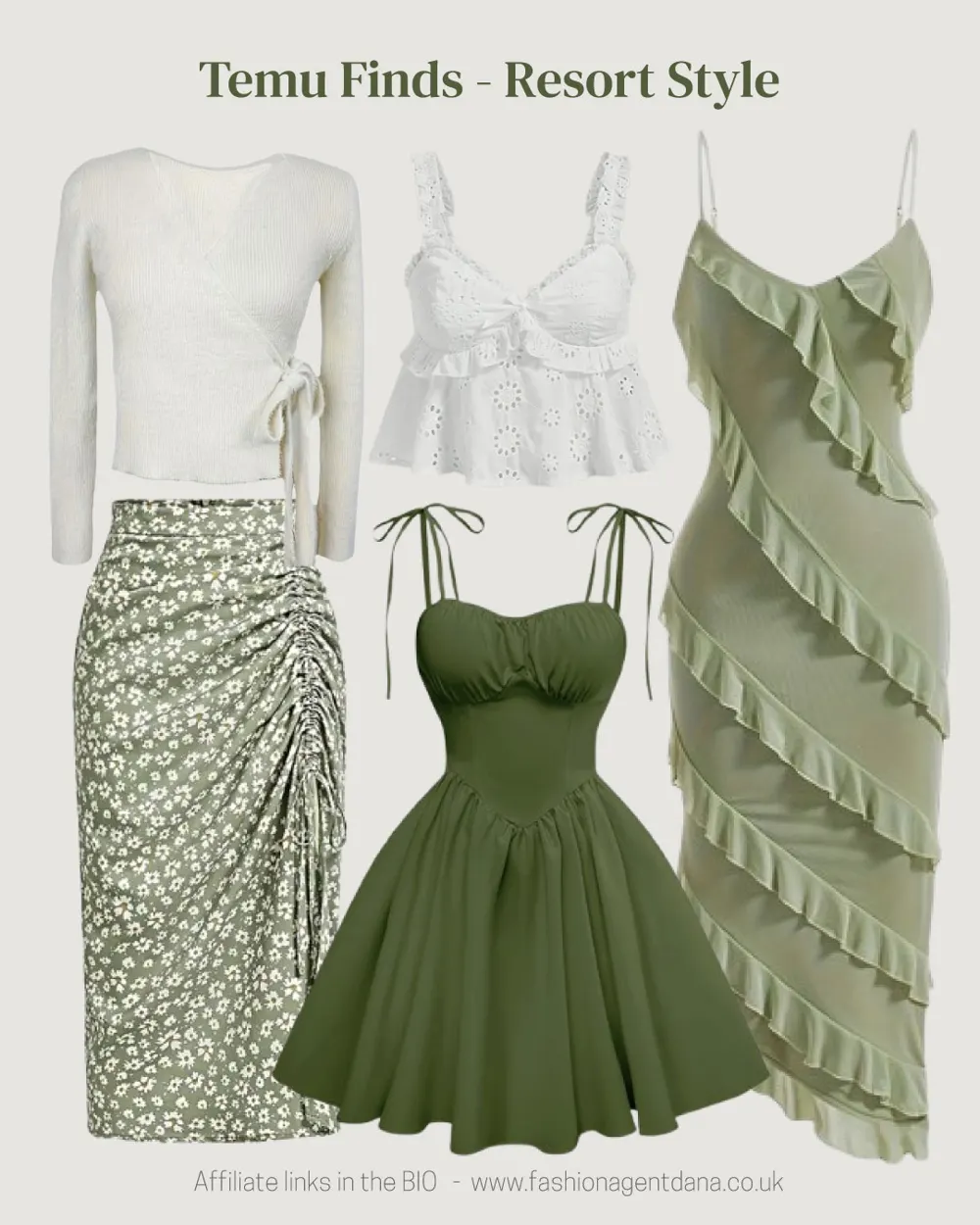 Resort Style - Spring/Summer 2025 Trends outfit collage