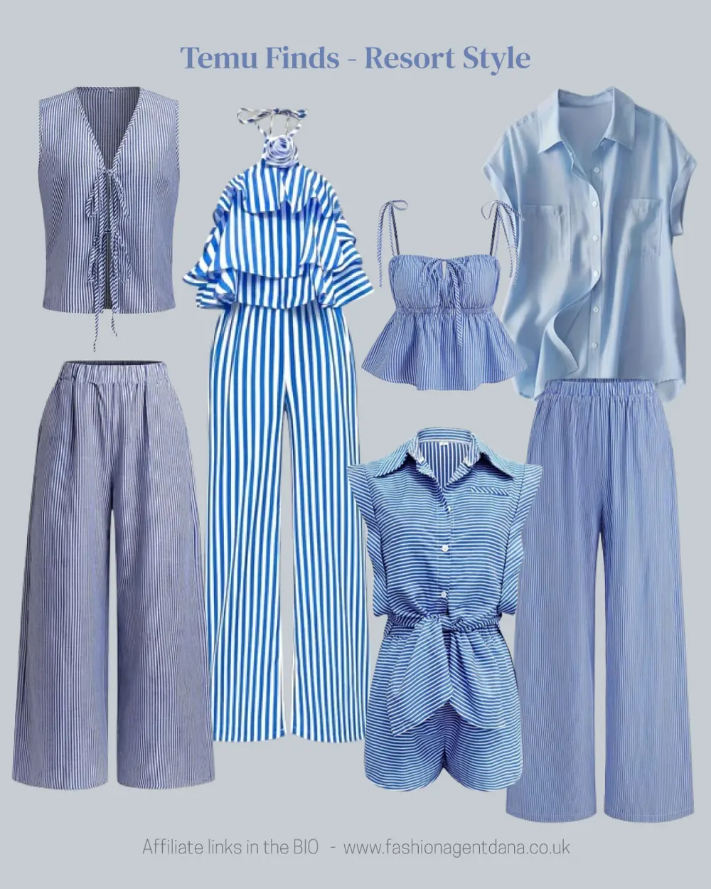 Resort Style - Spring/Summer 2025 Trends outfit collage