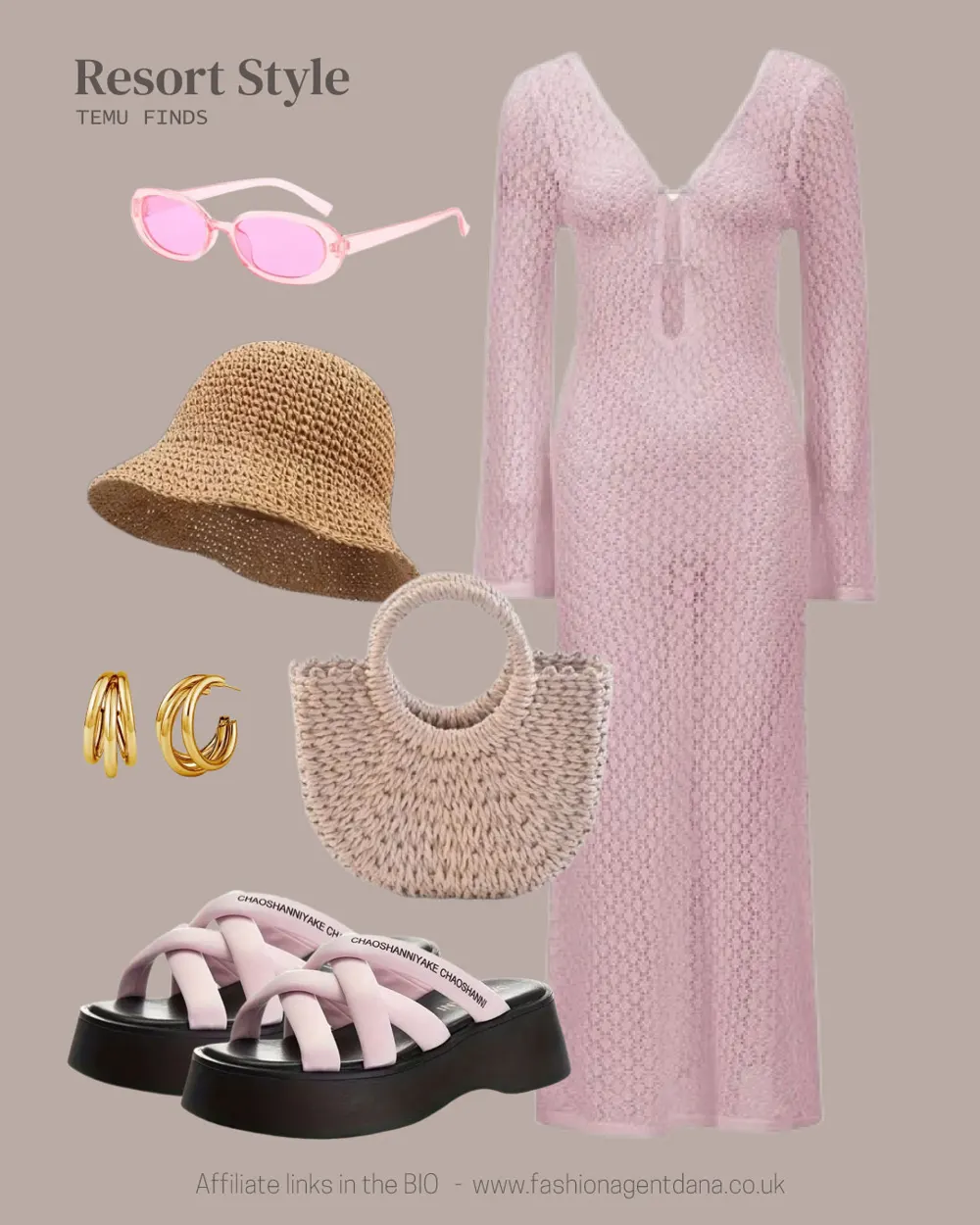Resort Style - Spring/Summer 2025 Trends outfit collage